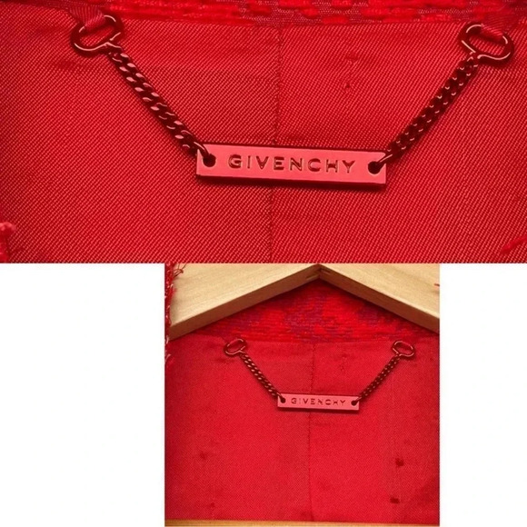 Givenchy Red Jacquard Double Breast Blazer
Size 6" - Picture 15 of 15